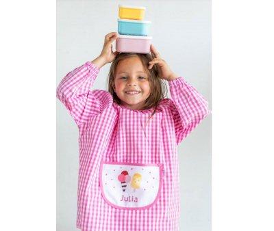 Tablier avec Poche Centrale Sugary Rose Personnalis