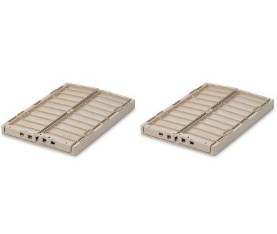 2 Ceste Organizer Piccole Weston Sandy