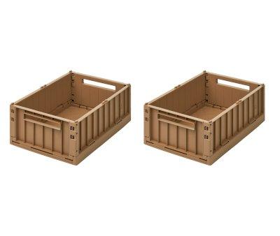 2 Ceste Organizer Piccole Weston Oat
