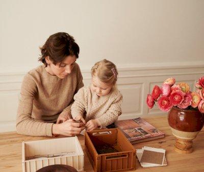 2 Ceste Organizer Piccole Weston Sandy