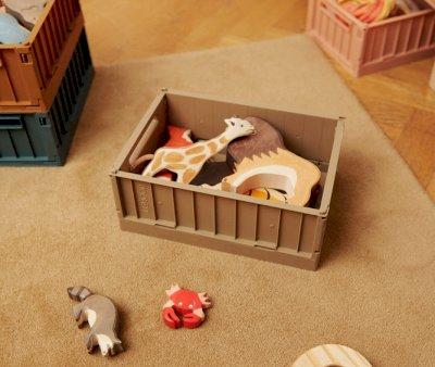 2 Ceste Organizer Piccole Weston Oat