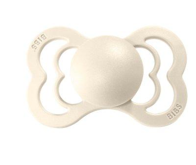 2 Chupetas BIBS Supreme Latx Ivory/Baby Pink