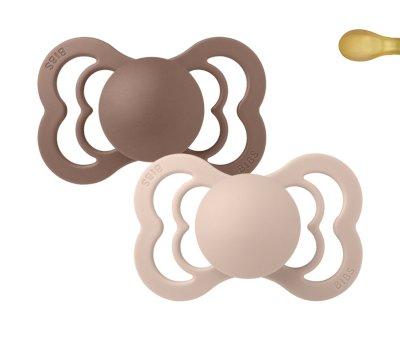 Pack 2 Succhietti BIBS Supreme Woodchck/Blush Lattice