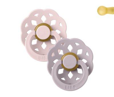 Pack 2 Succhietti BIBS Boheme Blossom/Dusky Lilac