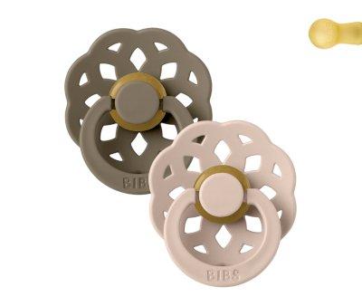 Pack 2 Succhietti BIBS Boheme Woodchuck/Blush
