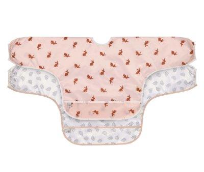 2 Baberos con Mangas Little Forest Rabbit