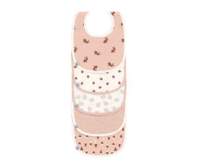 Pack de 5 baberos Impermeables Little Forest Rabbit