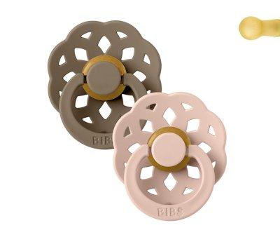 Pack 2 Succhietti BIBS Boheme Dark Oak/Blush