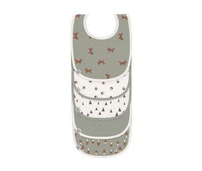 Pack de 5 baberos Impermeables Little Forest Fox