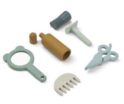Barber Set Silicone Blue Multi Mix
