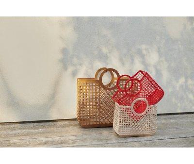 Bolso Playa Samantha Basket Rose