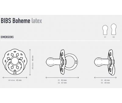 Pack 2 Succhietti BIBS Boheme Night Sage/Cloud