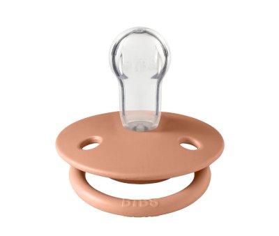 2 Succhietti BIBS De Lux Pink Plum/Peach Silicone