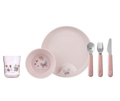 Set Stoviglie Mio Fiori & Farfalle 6pz.