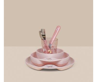 Set Stoviglie Mio Fiori & Farfalle 6pz.