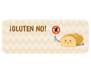 25 Adesivos Intolerncia ao Glten - ESPANHOL