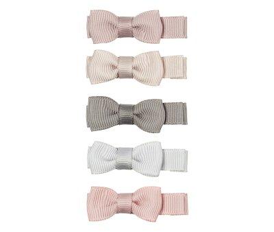 5 clipes Martha Pastel Bow