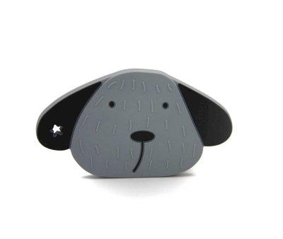 Silicone Teether Milo The Dog Gray