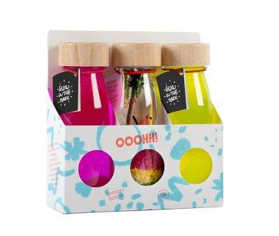 Pack 3 Sensory Bottles Paradise