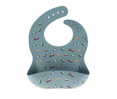 Bavoir en silicone Vintage Cars