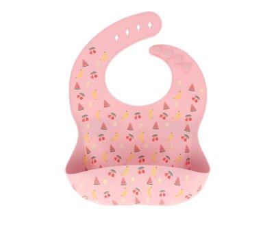 Bavoir en silicone Fruits
