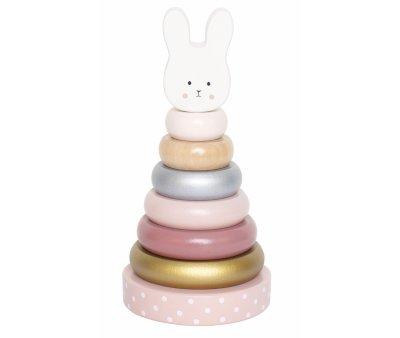 Lapin en bois empilable
