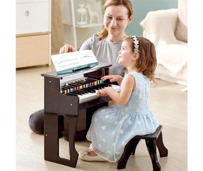 Piano Vertical Con Sonido Dinmico Negro