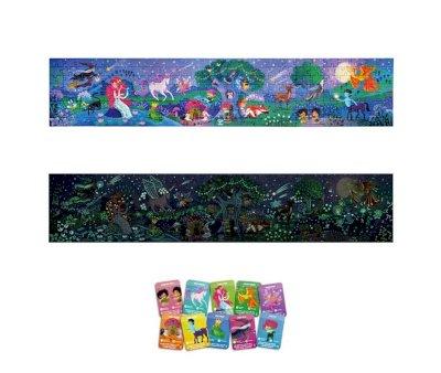 Puzzle fluorescent de la fort magique