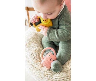 Ginge Cat Latex Teether Oli&Carol x Donna Wilson