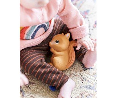 Teether Rattle Rubber Silas The Squirrel