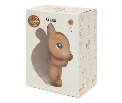 Teether Rattle Rubber Silas The Squirrel