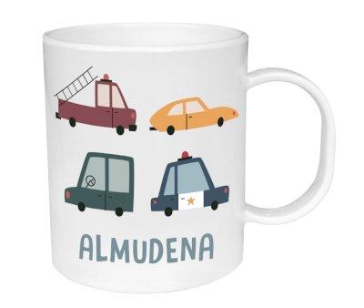 Tasse en plastique personnalise Vintage Cars