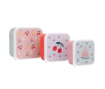 3 botes  lunch fruits