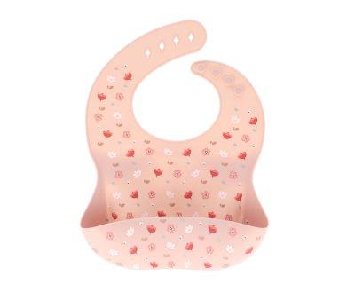 Bavoir en silicone Little Garden