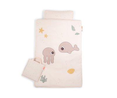 Parure de lit junior Jelly & Wally Dusty Pink