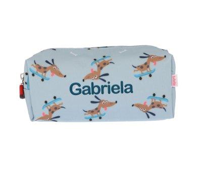 Trousse  crayons personnalise Skater Dog