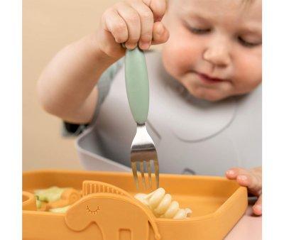 3 Non-slip Cutlery Deer Friends Green