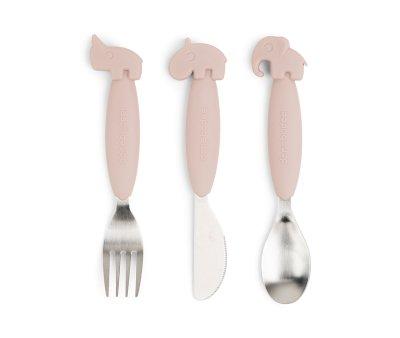3 Anti-Slip Cutlery Deer Friends Powder