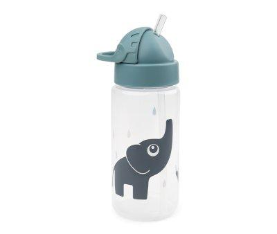 Botella Plstico con Pajita Elphee Blue