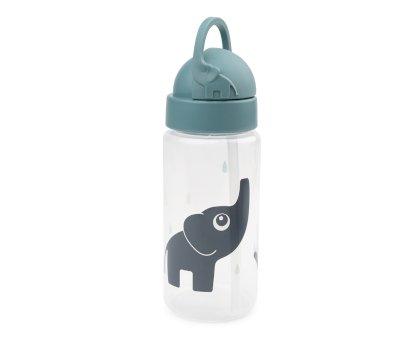 Botella Plstico con Pajita Elphee Blue