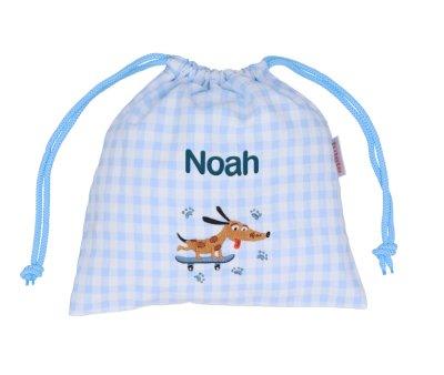 Personalised Skater Dog Snack Bag