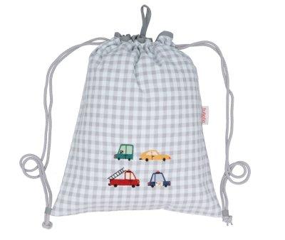 Vintage Cars Personalised Drawstring Backpack