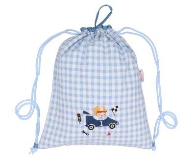 Personalised Speed Racers Drawstring Backpack