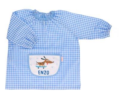 Smock with Central Pocket Custom Skater Dog