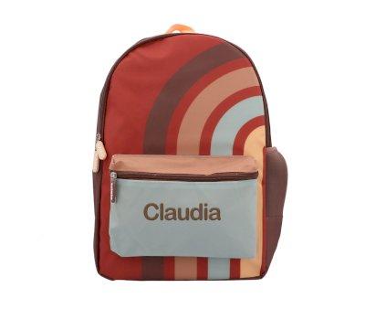 Grand sac  dos personnalisable Brown Rainbow