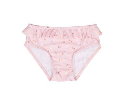Braguita Bikini Volante Flores Rosa