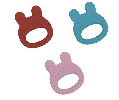 Silicone Teether Bunny Blue Dusk