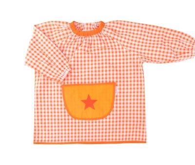 Babi con Bolsillo Central Estrella Naranja Personalizable