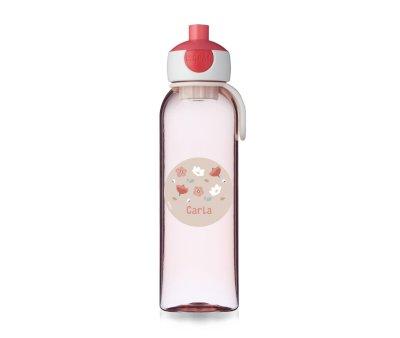 Botella Campus Pop-Up Personalizada Rosa 500ml Little Garden