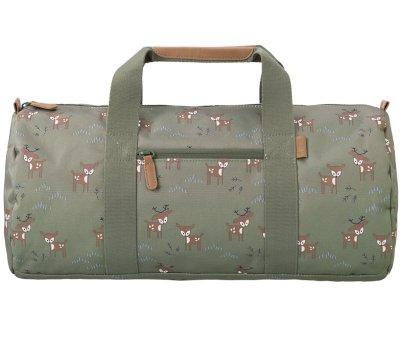 Personalised Green Fawn Sports Bag